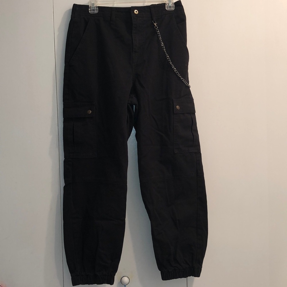 Wild Fable Black Cargo Pants w/ Chain